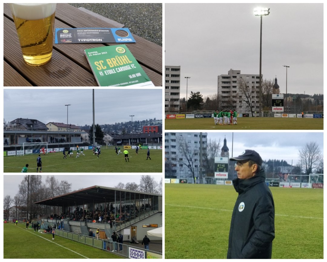 Promotion League Saison 2022/23, Runde 20, Groundhopping, SC Brühl, Etoile Carouge, Paul-Grüninger-Stadion